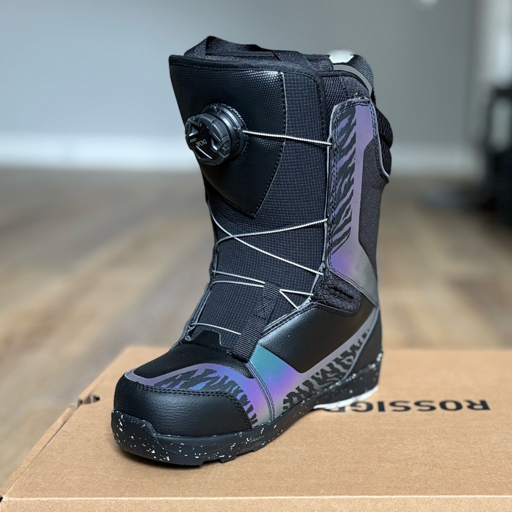 Rossignol Alley H4 Boa Black and Iridescent Women’s Snowboard  Boots